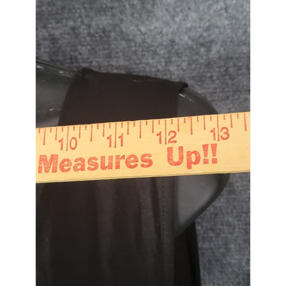 JOYSPUN Womens XL Black Maxi Dress V Neck Sleeveless Casual Summer - Picture 6 of 8